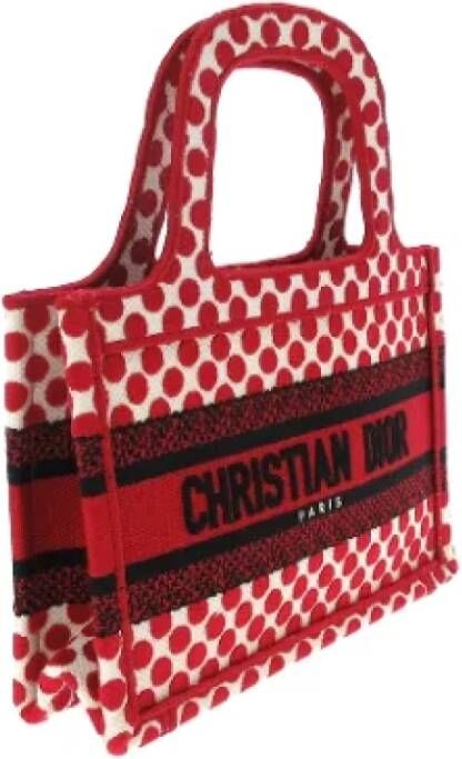 Dior Vintage Pre-owned Canvas totes Rood Dames