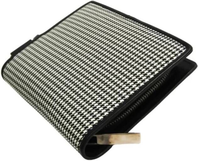 Dior Vintage Pre-owned Canvas wallets Zwart Dames