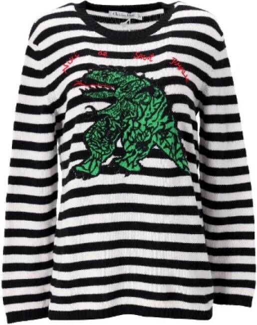 Dior Vintage Pre-owned Cashmere tops Meerkleurig Dames