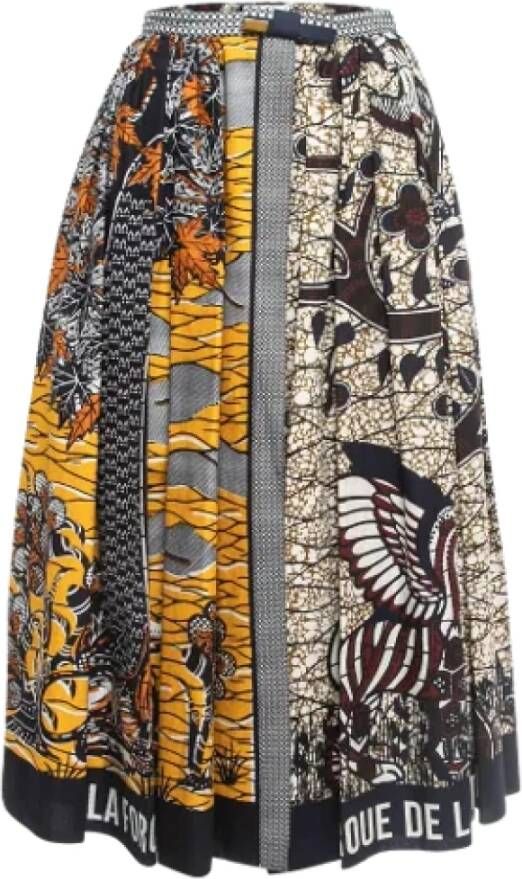 Dior Vintage Pre-owned Cotton bottoms Meerkleurig Dames