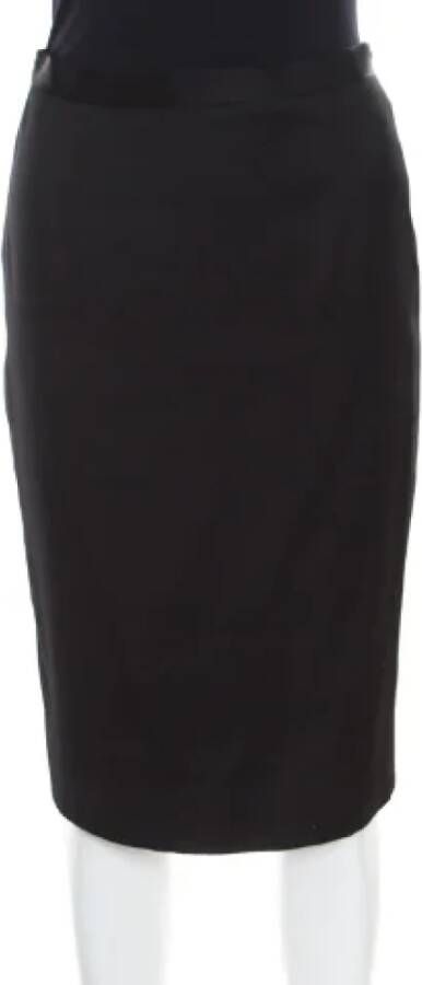 Dior Vintage Pre-owned Cotton bottoms Zwart Dames