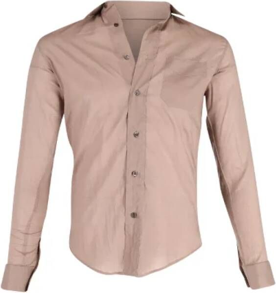 Dior Vintage Pre-owned Cotton tops Bruin Dames