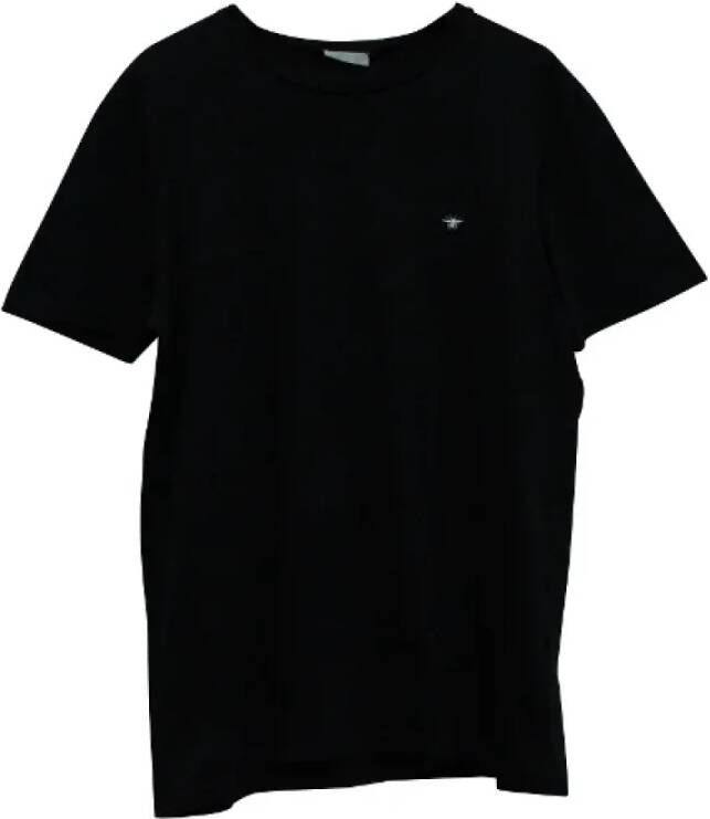 Dior Vintage Pre-owned Cotton tops Zwart Dames