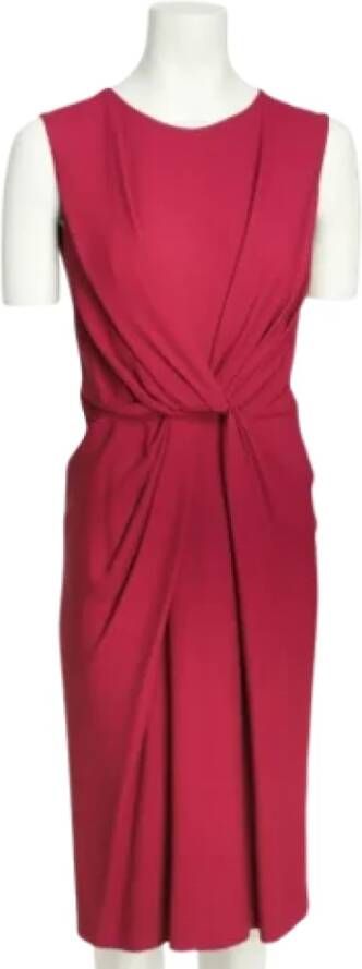 Dior Vintage Pre-owned Fabric dresses Rood Dames