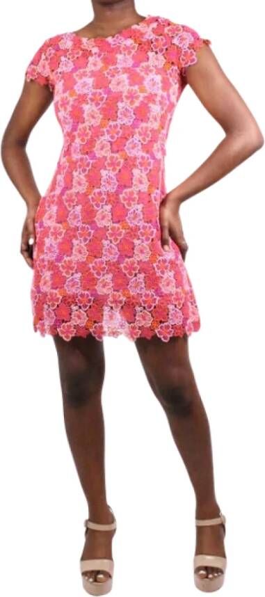 Dior Vintage Pre-owned Fabric dresses Roze Dames