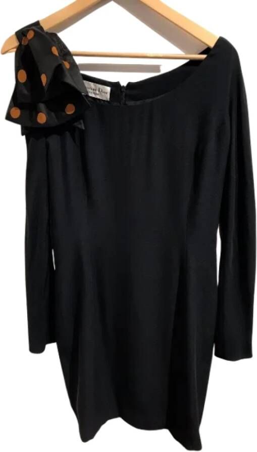 Dior Vintage Pre-owned Fabric dresses Zwart Dames