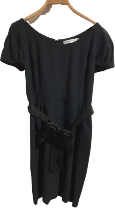 Dior Vintage Pre-owned Fabric dresses Zwart Dames