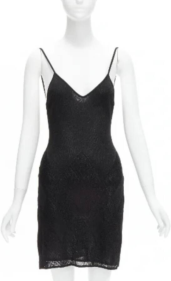 Dior Vintage Pre-owned Fabric dresses Zwart Dames