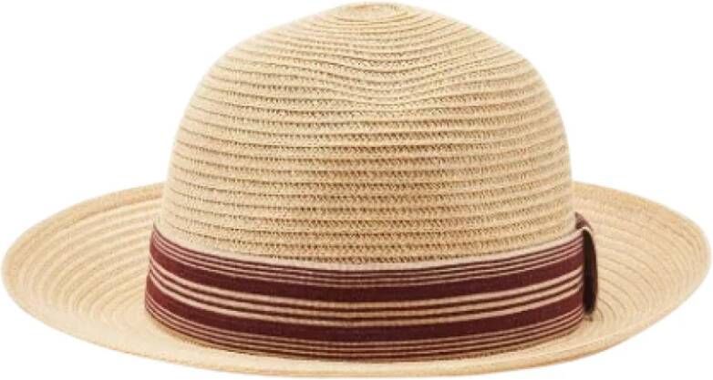 Dior Vintage Pre-owned Fabric hats Beige Dames