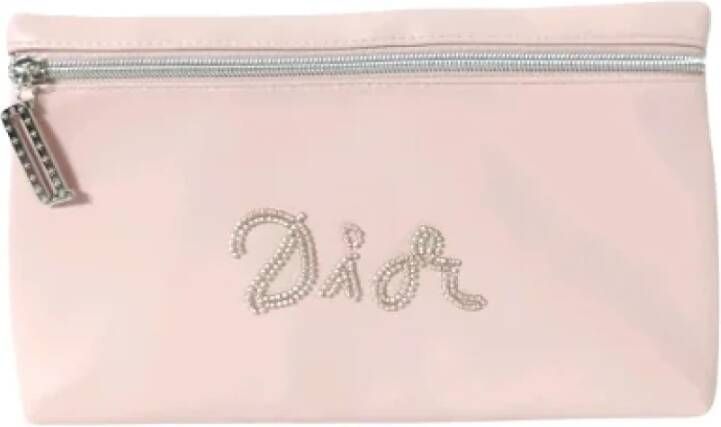 Dior Vintage Pre-owned Leather clutches Pink Dames