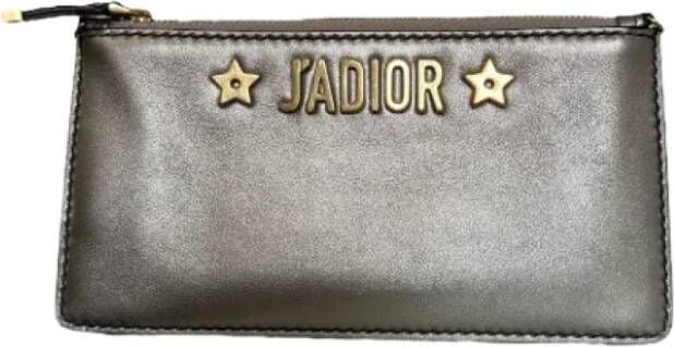 Dior Vintage Pre-owned Leather handbags Bruin Dames