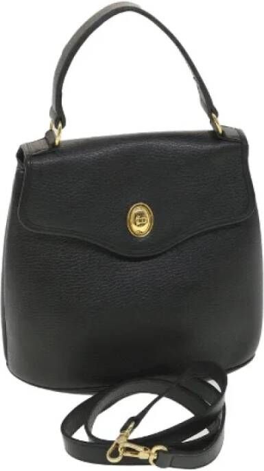 Dior Vintage Pre-owned Leather handbags Zwart Dames