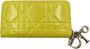 Dior Vintage Pre-owned Leather wallets Yellow Dames - Thumbnail 1