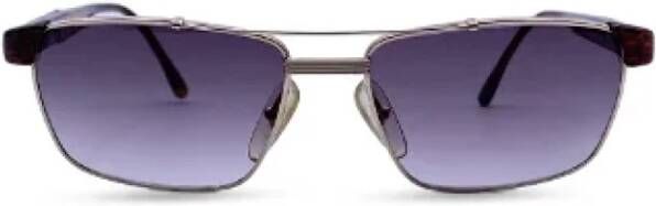 Dior Vintage Pre-owned Metal sunglasses Yellow Dames