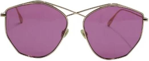 Dior Vintage Pre-owned Metal sunglasses Purple Dames