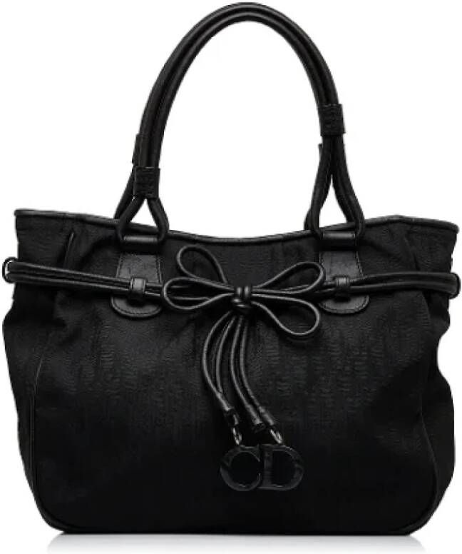 Dior Vintage Pre-owned Nylon dior-bags Black Dames