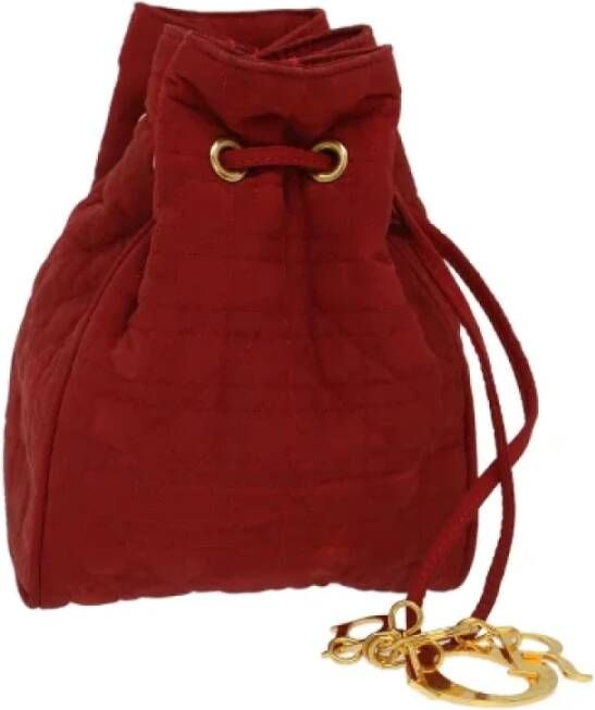 Dior Vintage Pre-owned Nylon dior-bags Red Dames