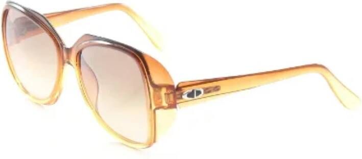 Dior Vintage Pre-owned Plastic sunglasses Beige Dames
