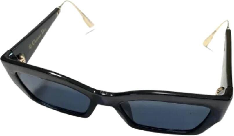 Dior Vintage Pre-owned Plastic sunglasses Blauw Dames