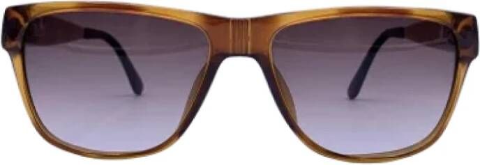 Dior Vintage Pre-owned Plastic sunglasses Bruin Dames