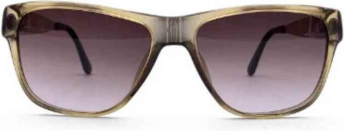 Dior Vintage Pre-owned Plastic sunglasses Groen Dames