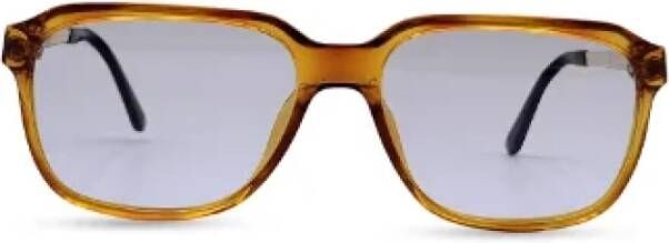 Dior Vintage Pre-owned Plastic sunglasses Oranje Dames