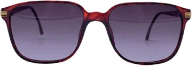 Dior Vintage Pre-owned Plastic sunglasses Rood Dames