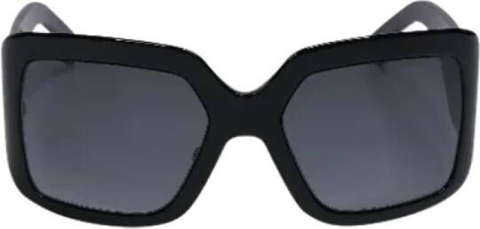 Dior Vintage Pre-owned Plastic sunglasses Zwart Dames