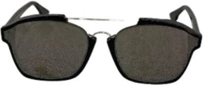 Dior Vintage Pre-owned Plastic sunglasses Zwart Dames