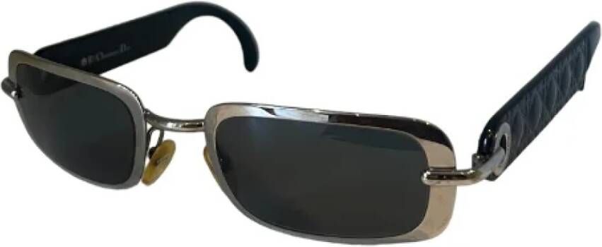 Dior Vintage Pre-owned Plastic sunglasses Zwart Heren