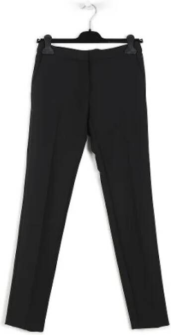 Dior Vintage Pre-owned Wool bottoms Zwart Dames