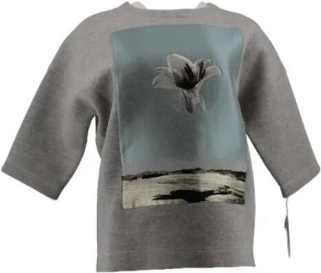 Dior Vintage Pre-owned Wool tops Grijs Dames