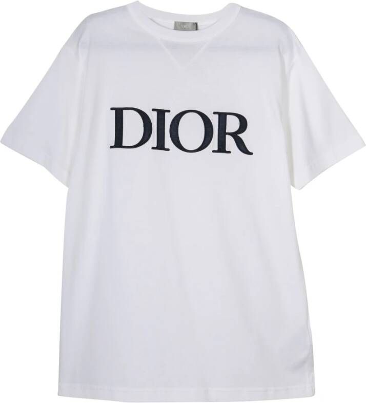 Dior Vintage Shirts met korte mouwen Wit Heren