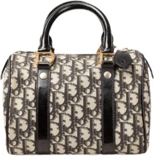 Dior Vintage Tweedehands bowlingbag Beige Dames