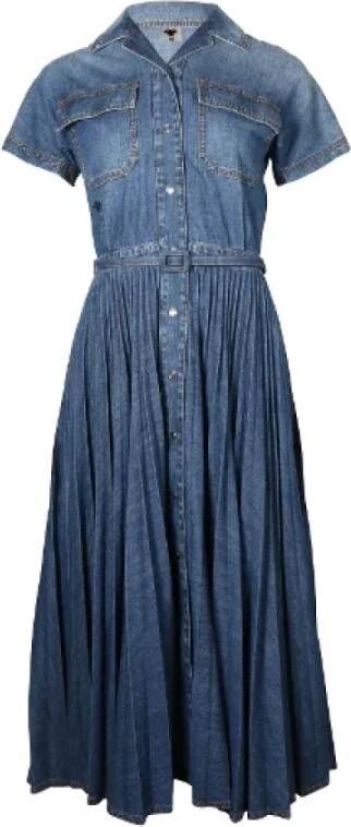 Dior Vintage Tweedehands Dres Blauw Dames