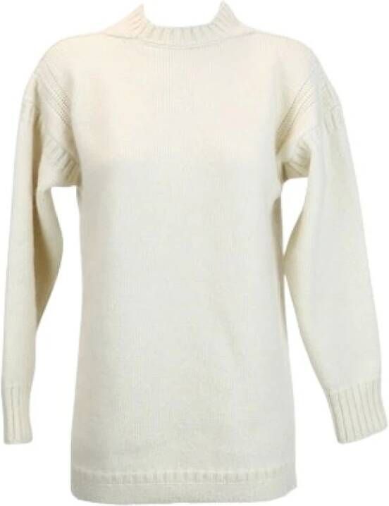 Dior Vintage Tweedehands gebreide kleding en sweatshirt Beige Dames