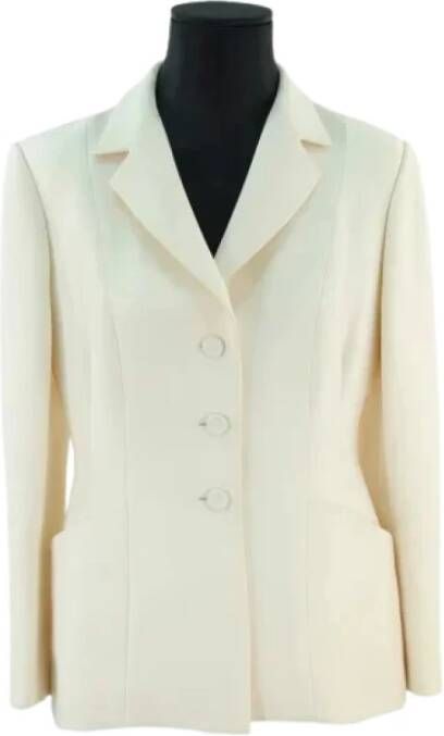 Dior Vintage Tweedehands jas Beige Dames