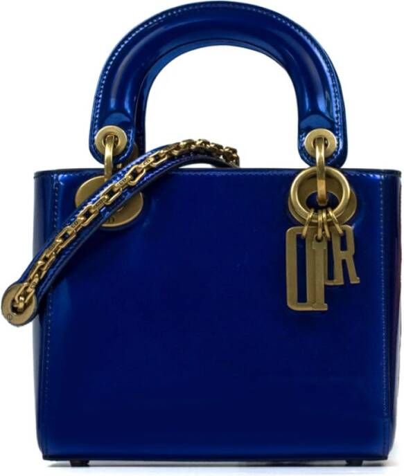 Dior Vintage Tweedehands minitas Blauw Dames