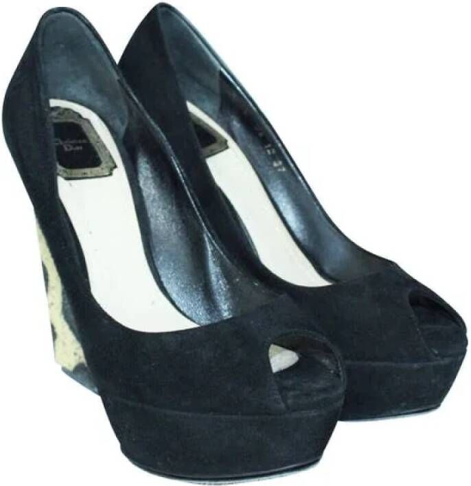 Dior Vintage Tweedehands sandalen Zwart Dames
