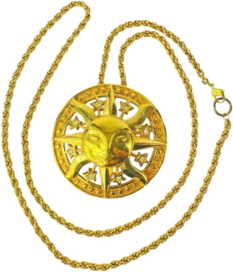 Dior Vintage Tweedehands sieraden Yellow Dames