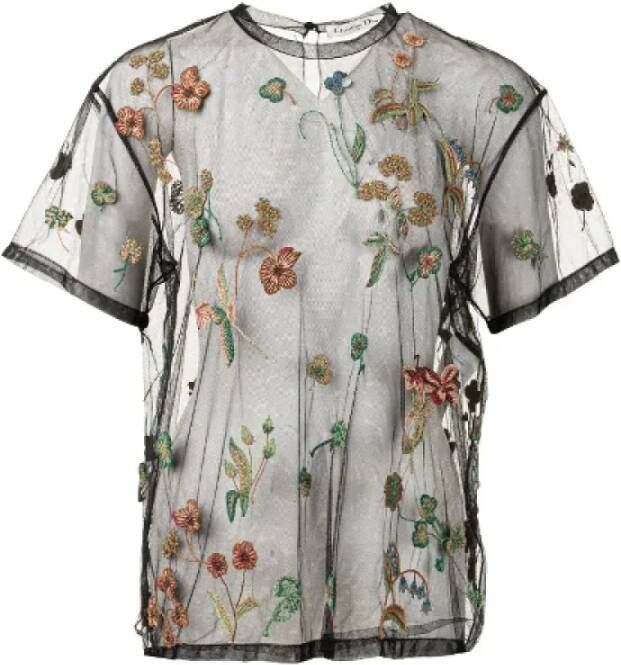 Dior Vintage Tweedehands top Zwart Dames