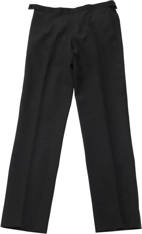 Dior Vintage Voldoende clic broek in maagdelijke wol Zwart Heren