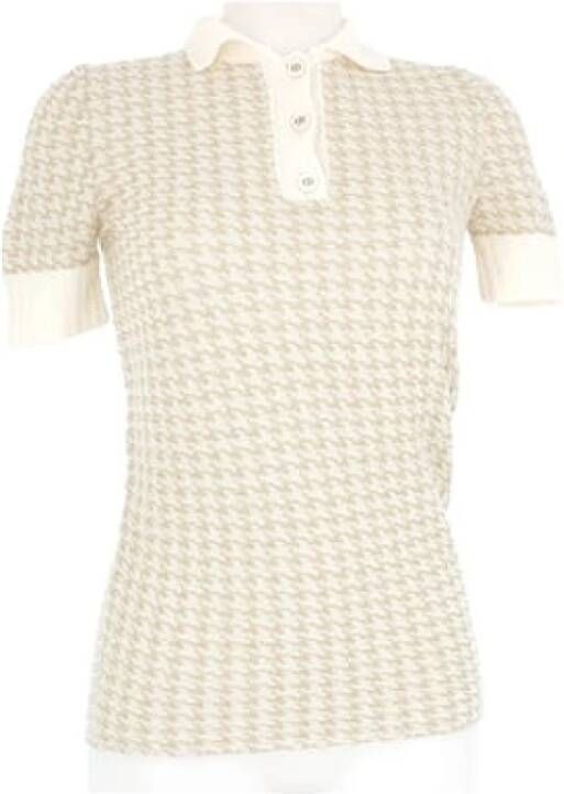 Dior Vintage Voldoende stoffen top Beige Dames