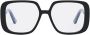 Dior Zwarte Ss23 Dames Optische Brillen Stijlvol en Elegant Zwart Dames - Thumbnail 1
