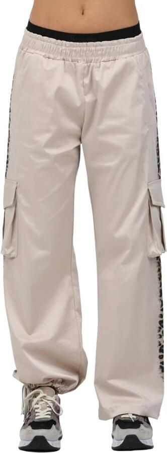 Disclaimer Wide Trousers White Dames
