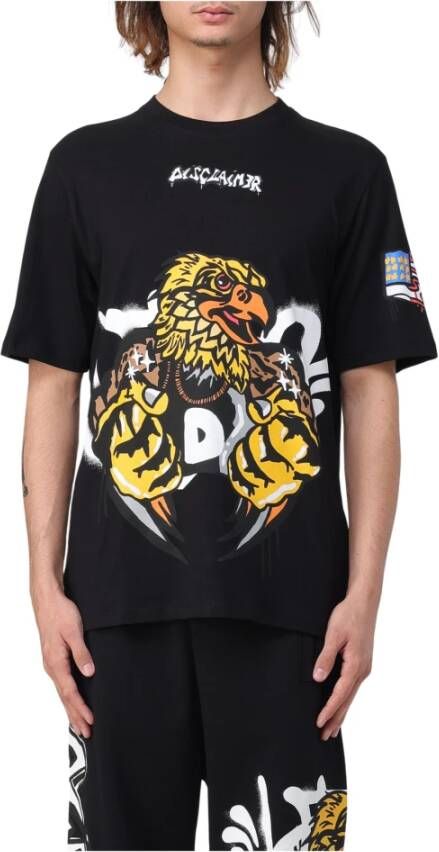 Disclaimer T-Shirts Black Heren