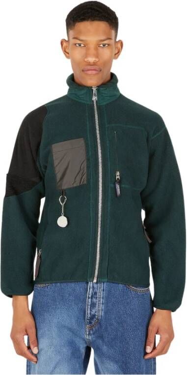 (Di)vision (Di) Construeer fleece split sweatshirt Groen Heren