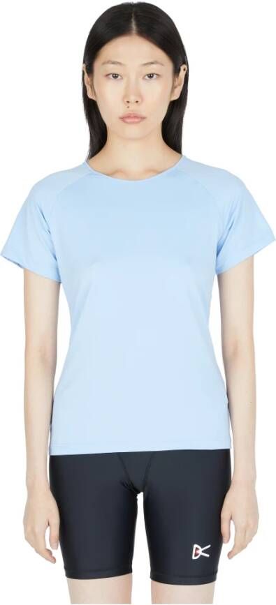 (Di)vision Stretch T-shirt Lichtgewicht en Stijlvol Blauw Dames