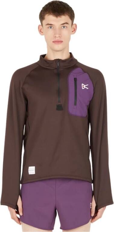 (Di)vision Sweatshirts & Hoodies Bruin Heren