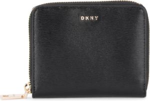 DKNY Bryant zwarte lederen portemonnee Zwart Dames